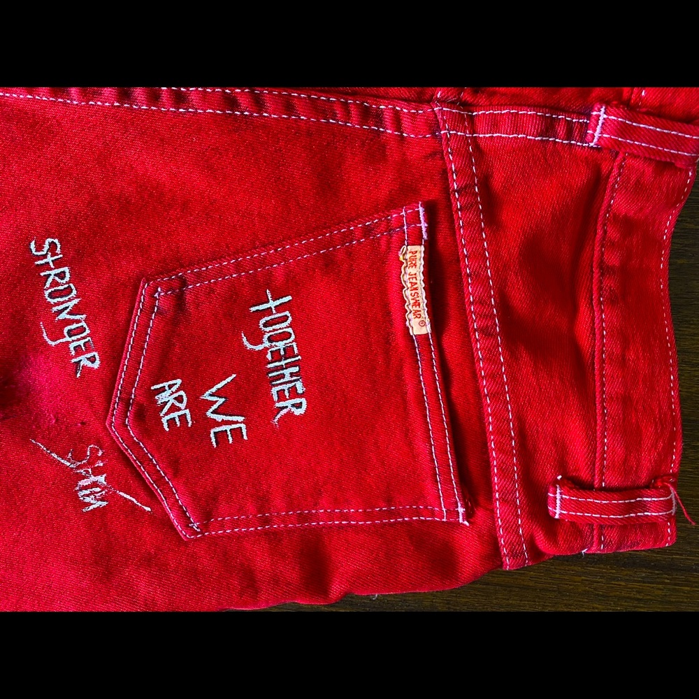 Denim shorts
